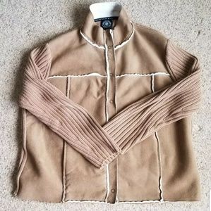 Carolyn Taylor Snap Button Down Sweater Jacket XL